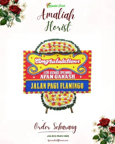 Bunga Papan Congratulation di Randusanga Wetan